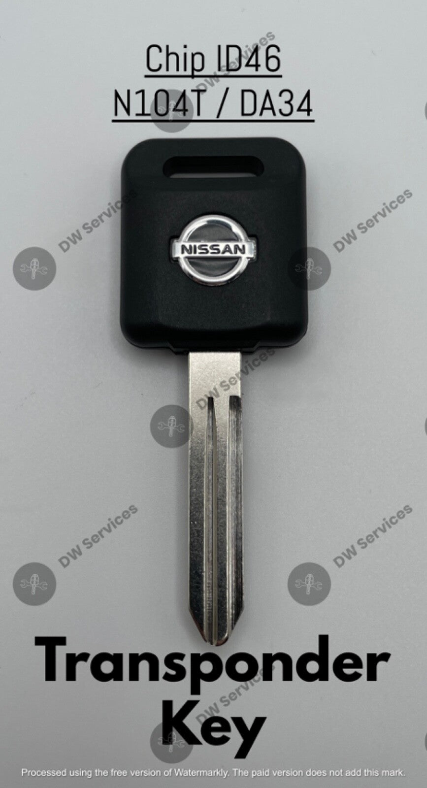 NEW! OEM Nissan Transponder Chip 46 Ignition Car Key Replacement NI04T NI04