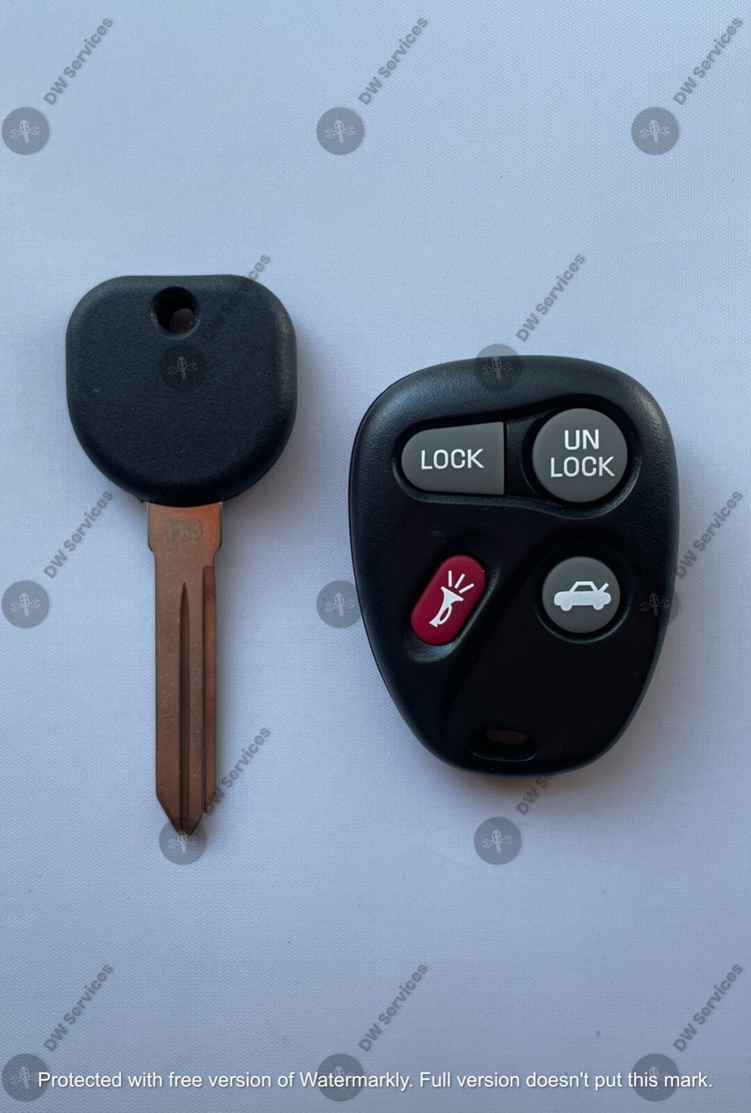 NEW! GM keyless entry remote FOB KOBLEAR1XT & Transponder KEY ID13 Cadilla Buick