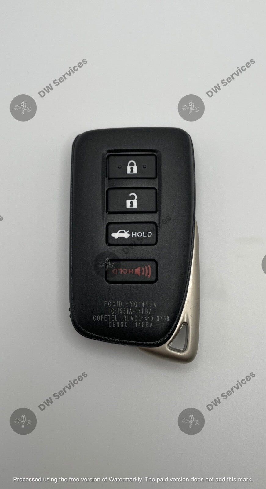 NEW! Lexus RC F  14-20 PROXIMITY remote SMART key FOB HYQ14FBA "AG Board" # 2110