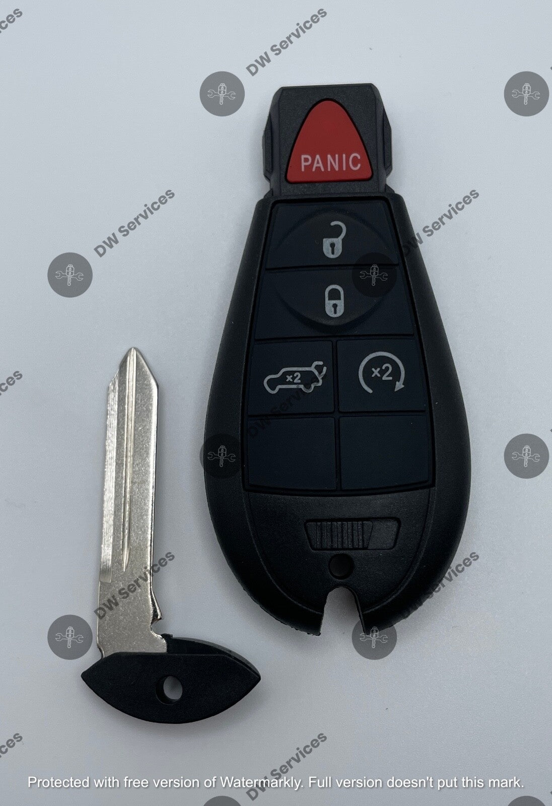 NEW! Jeep Cherokee 5-button keyless entry remote FOB FOBIK GQ4-53T 4A Chip