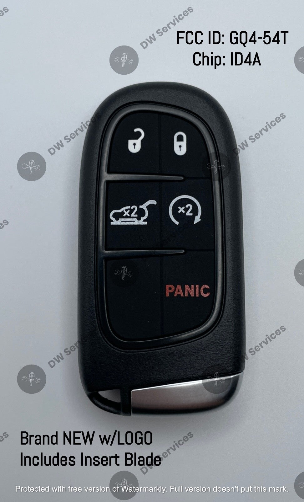 NEW! Jeep Cherokee 2014-2021 5-button SMART key PROX Remote Fob GQ4-54T Fob