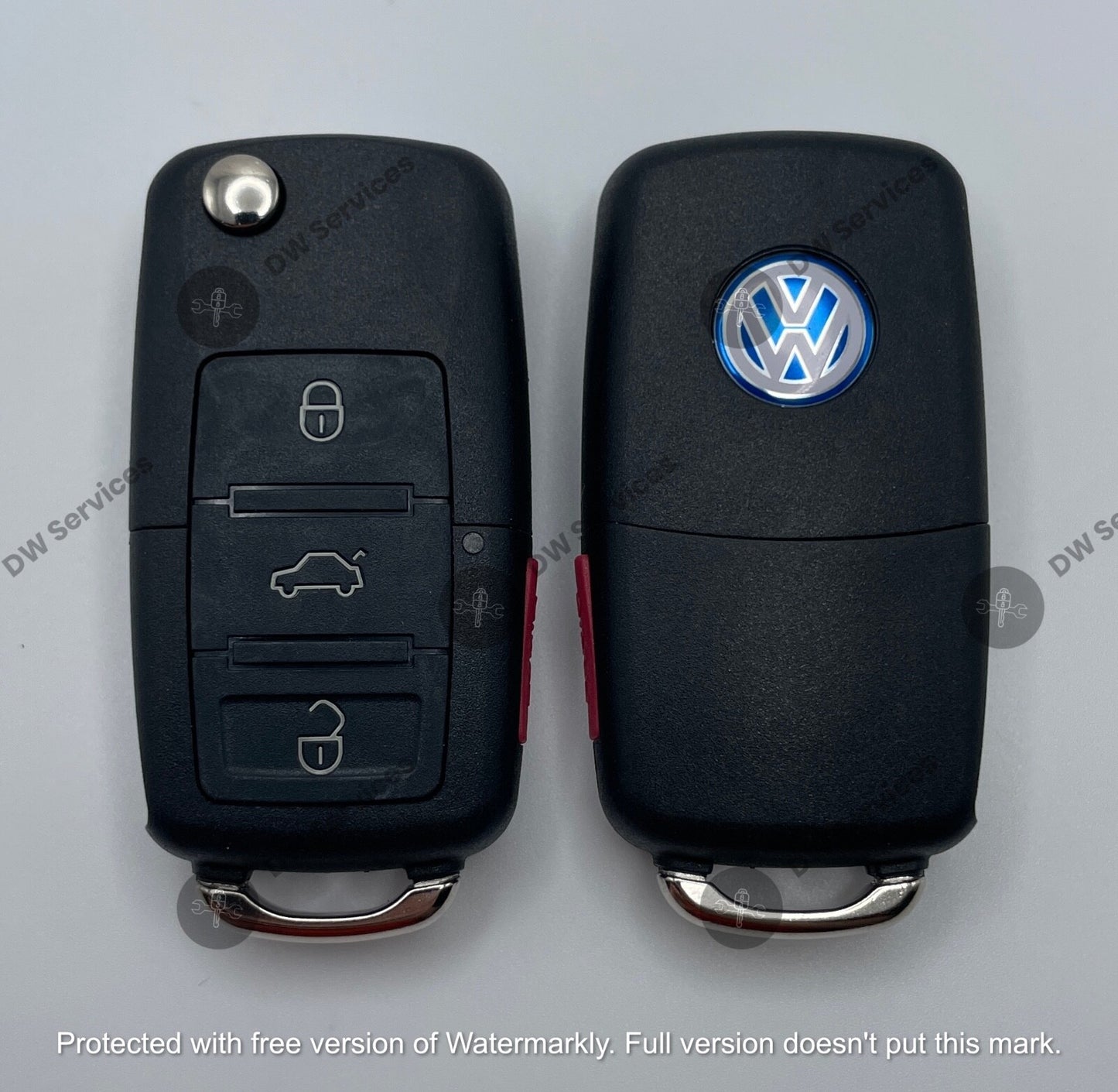 NEW! Volkswagen 4 button flip key remote fob NBG735868T / 1J0959753AM/DC Jetta G