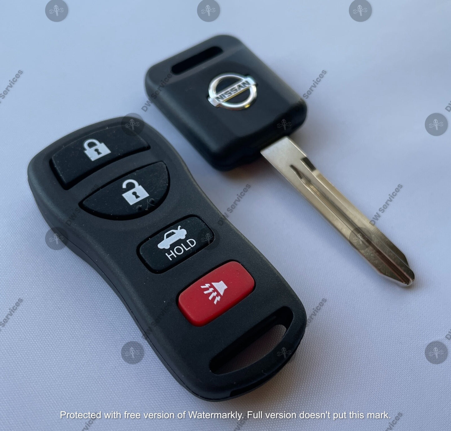 NEW! Nissan keyless entry remote FOB KBRASTU15  & Transponder Chip KEY ID46 4btn