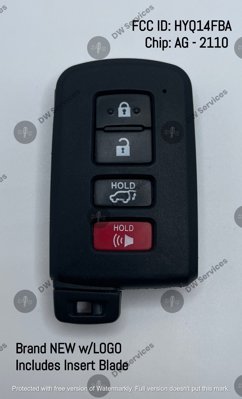 NEW! Toyota Highlander / Sequoia PROXIMITY remote SMART key FOB HYQ14FBA AG 2110