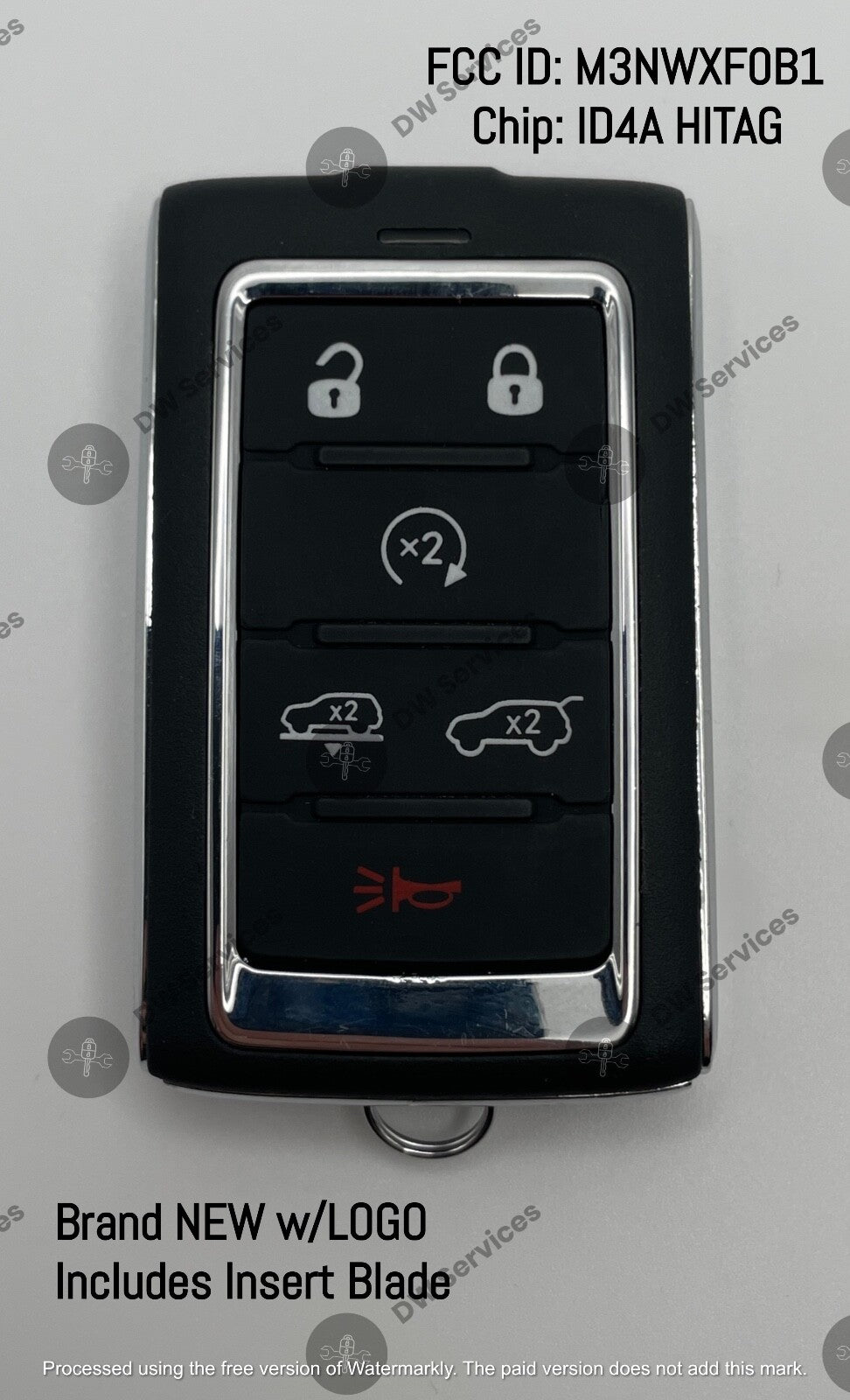NEW! Jeep Grand Wagoneer / Cherokee SMART Proximity Remote key Fob M3NWXF0B1