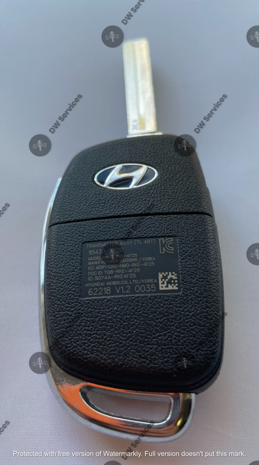 NEW! GENUINE Hyundai Tucson Flip key remote fob TQ8-RKE-4F25 TL-4BT 95430-D3010