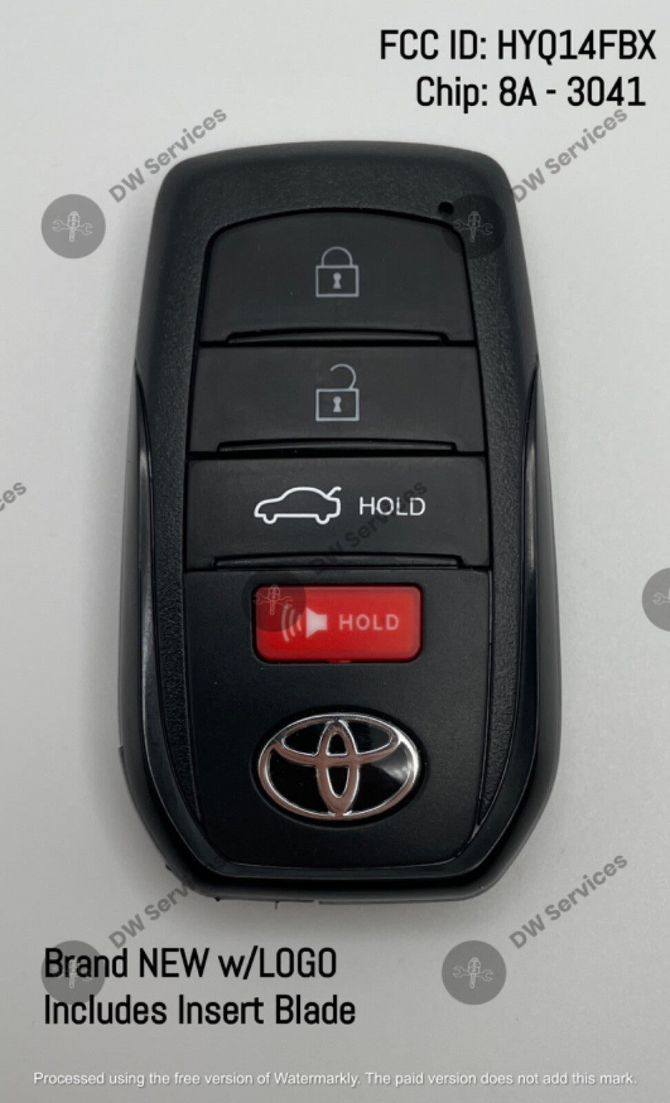 NEW! Toyota CROWN 2023 - 2024 PROXIMITY remote SMART key FOB HYQ14FBX Board 3041