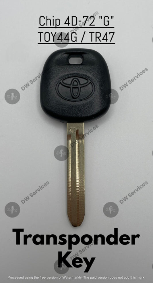 NEW! OEM Toyota Transponder G Chip 4D-72 Ignition Car Key Replacement TOY44G