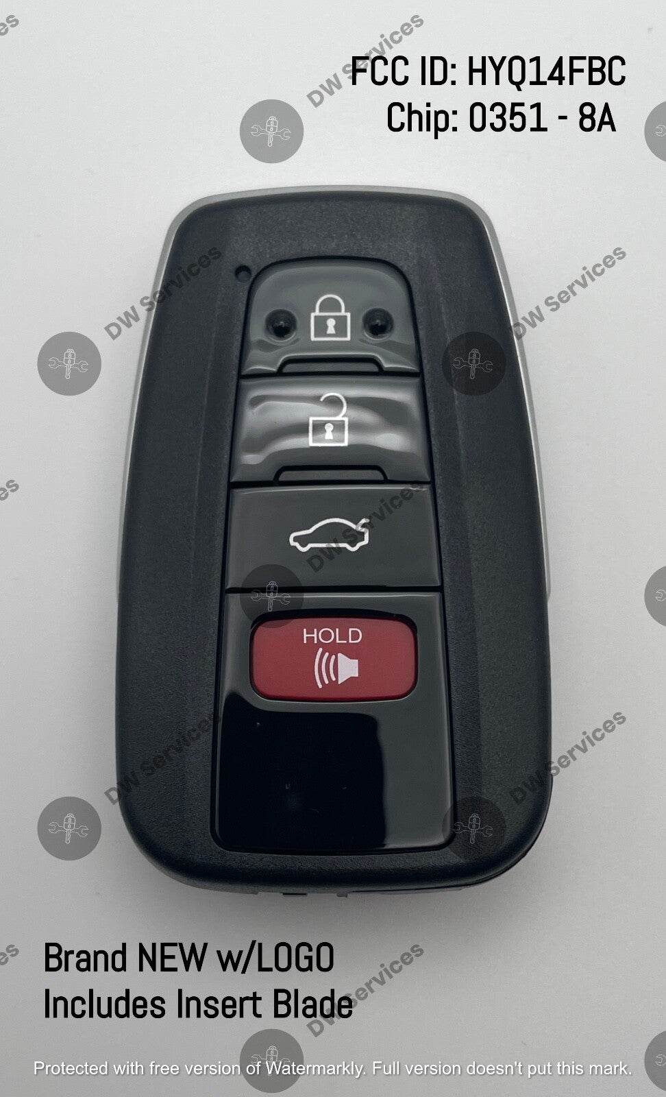 NEW! Toyota Avalon 2020-2022 PROXIMITY remote SMART key FOB HYQ14FBC 0351-Board