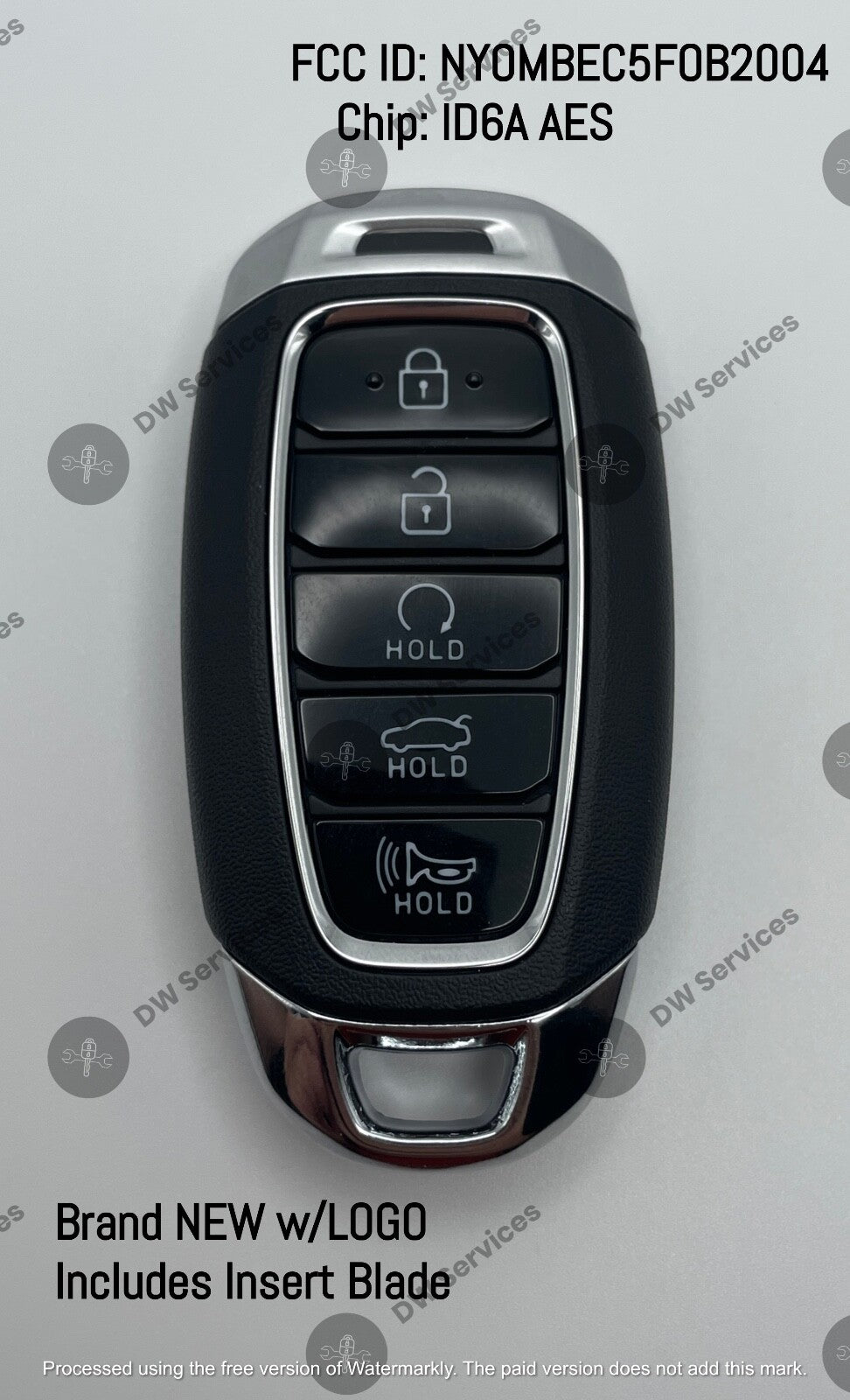 NEW! OEM Hyundai Elantra Smart Prox remote key FOB NYOMBEC5FOB2004 95440-AA000