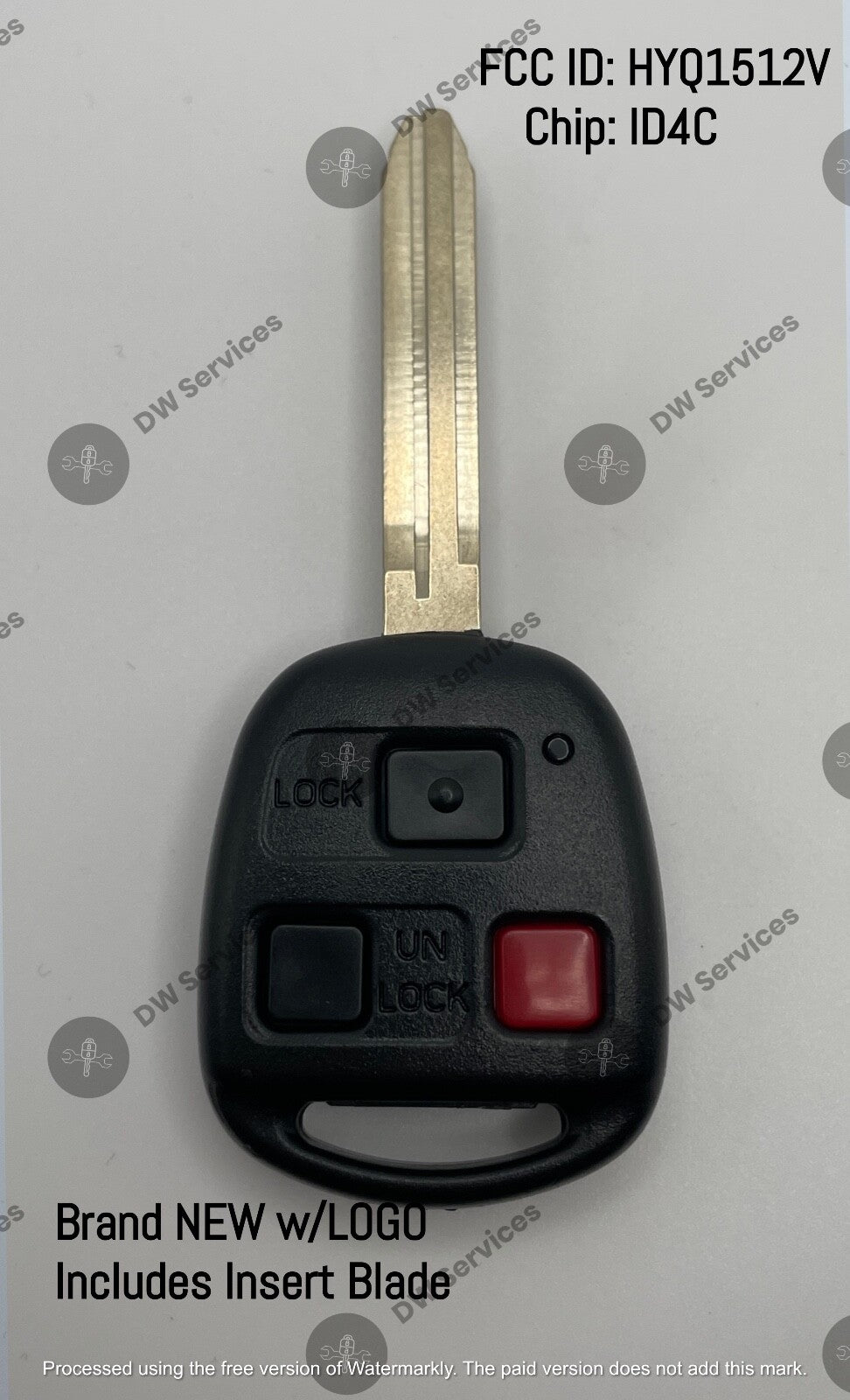 NEW! Toyota Land Cruiser 1998-2002 Keyless entry remote key fob HYQ1512V - 4C