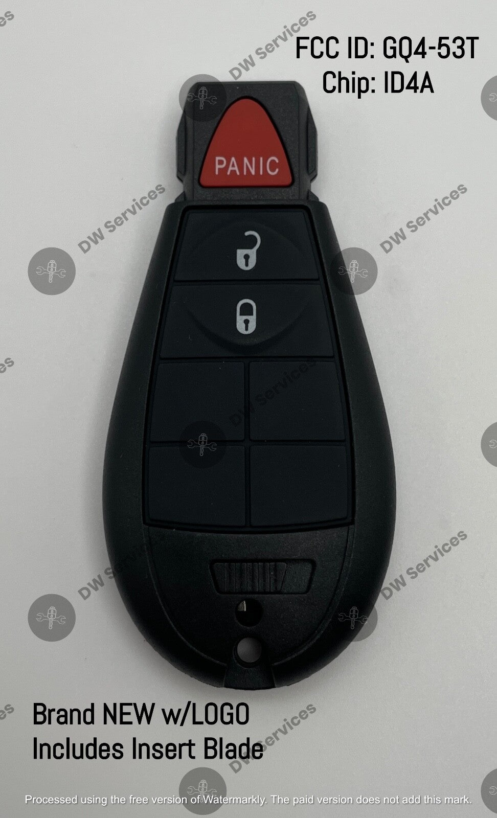 NEW! Jeep Cherokee 2014 - 2021 keyless entry remote FOB FOBIK GQ4-53T 68105083