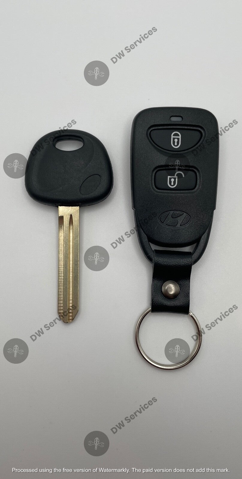 NEW! Hyundai Santa FE keyless entry remote FOB PINHA-T038 & Non-Transponder KEY