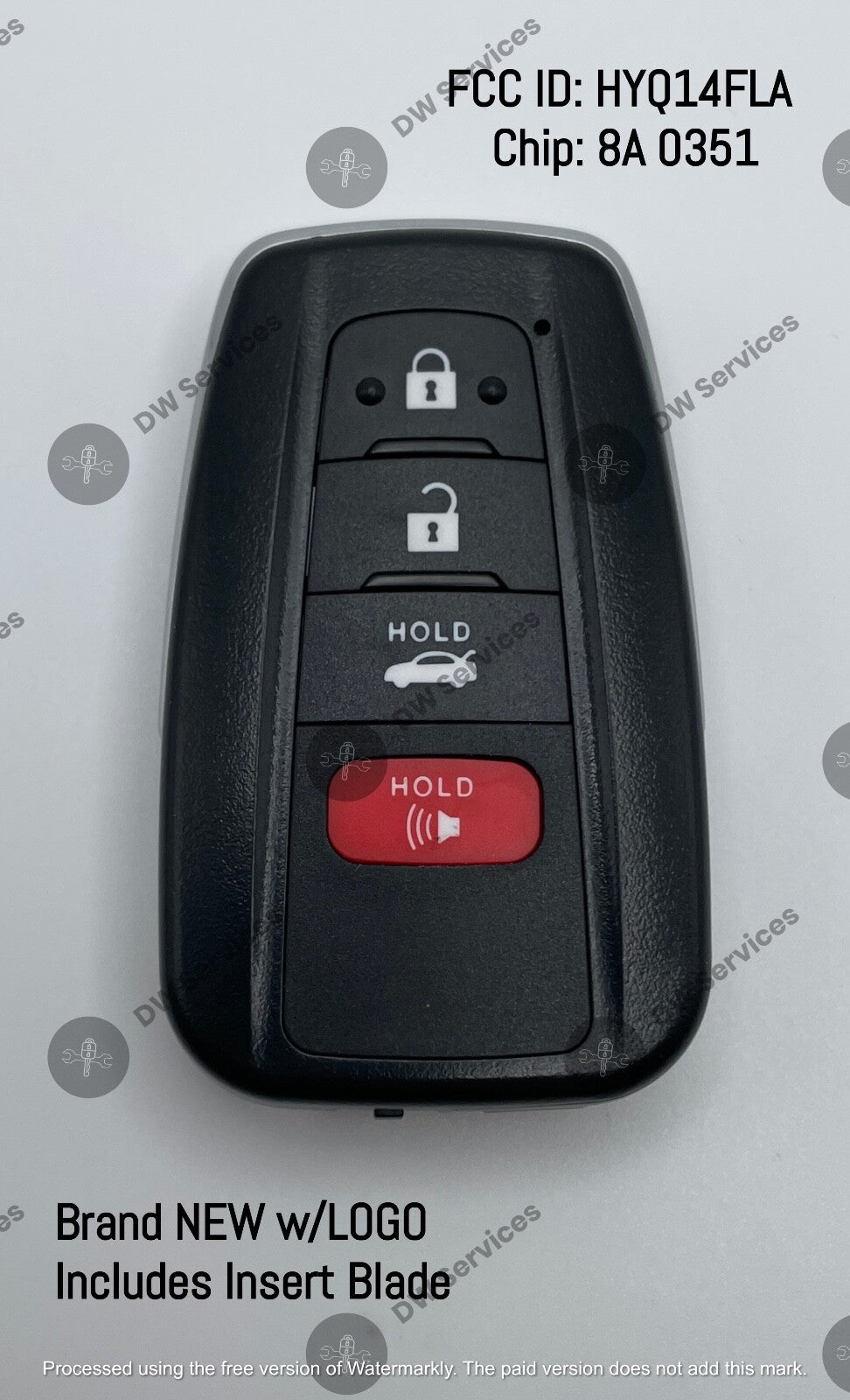 NEW! Toyota Camry /Hybrid 2018-2024 PROXIMITY remote SMART key Fob HYQ14FLA 0351