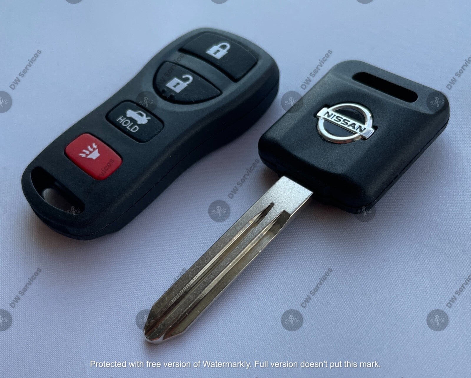 NEW! Nissan keyless entry remote FOB KBRASTU15  & Transponder Chip KEY ID46 4btn