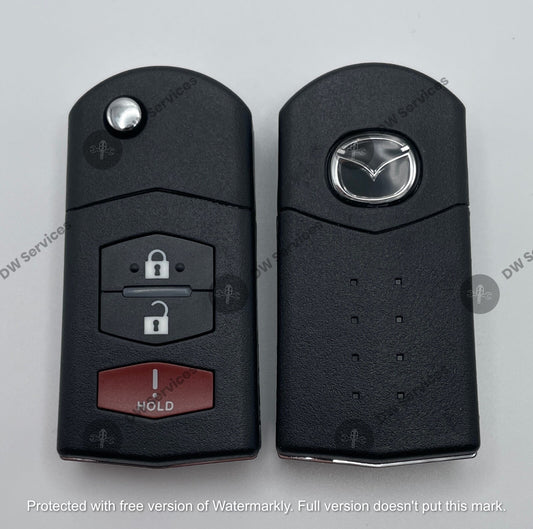 NEW! Mazda keyless entry remote flip key BGBX1T478SKE125-01 Fob CX-7 CX-9 5 2 3