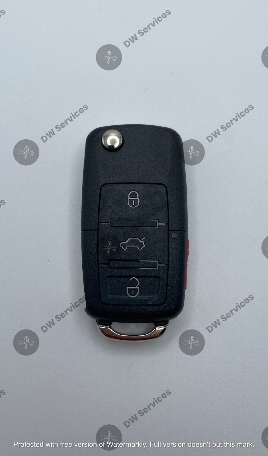 NEW! Volkswagen 4 button flip key remote fob NBG735868T / 1J0959753AM/DC Jetta G