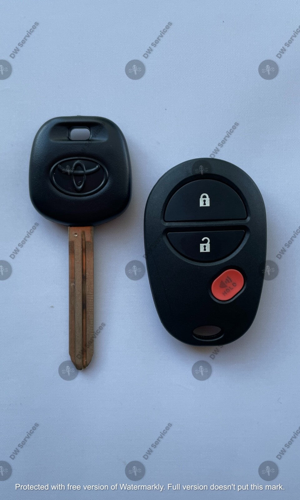 NEW! Toyota keyless entry remote FOB GQ43VT20T & Transponder KEY 4D67 DOT