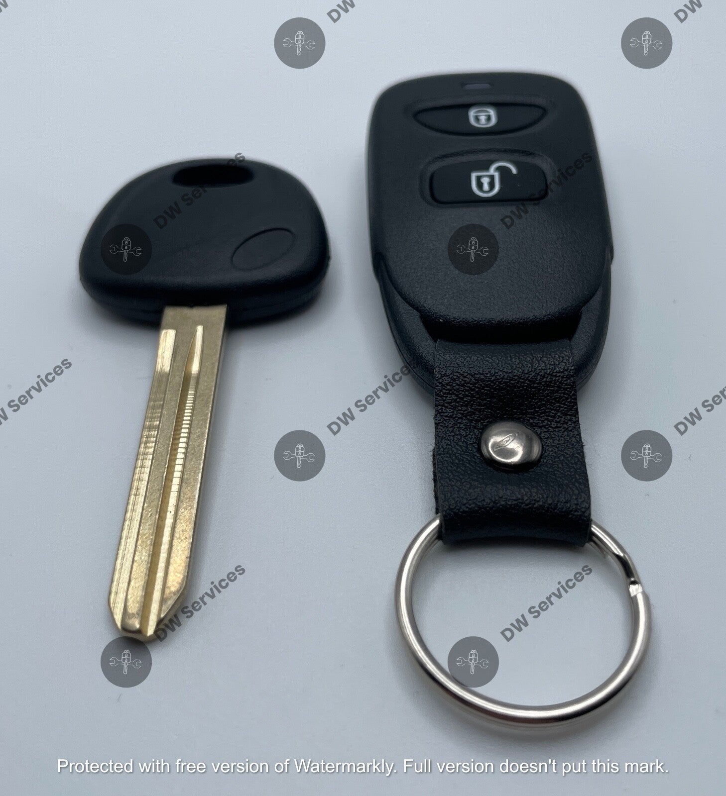 NEW! Hyundai Santa FE keyless entry remote FOB PINHA-T038 & Non-Transponder KEY