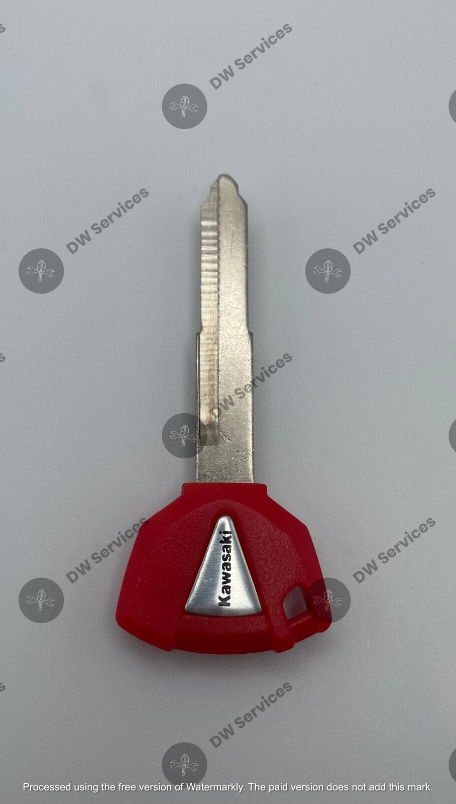 NEW! KAWASAKI Motorcycle Key Blank! NINJA Versys Vulcan Z 2010-2023 RED Color
