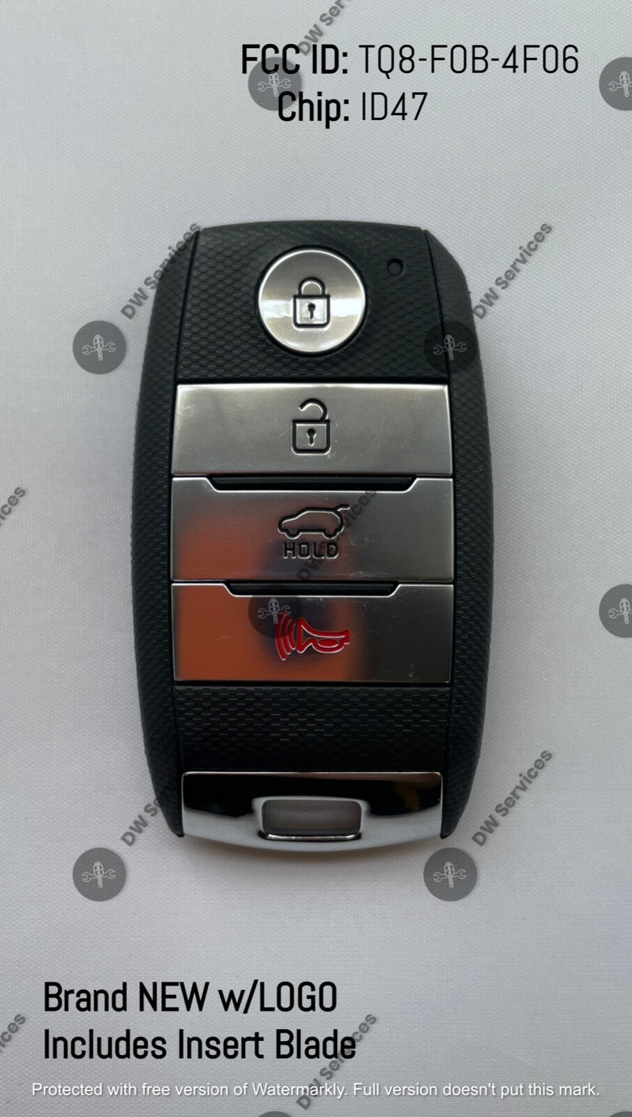 NEW! KIA Sorento 19-20 4-button Smart keyless PROX remote fob TQ8-FOB-4F06 HY18R