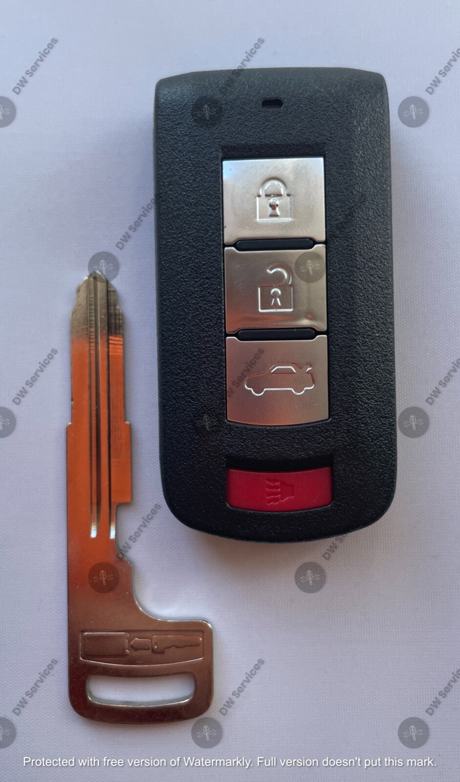 NEW! Mitsubishi LANCER 4-Button Proximity Smart Key OUC644M-KEY-N 8637A228