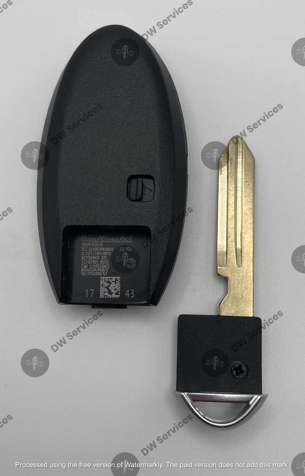 NEW! Nissan Murano / 370Z 3-button Proximity remote SMART key FOB KR55WK49622