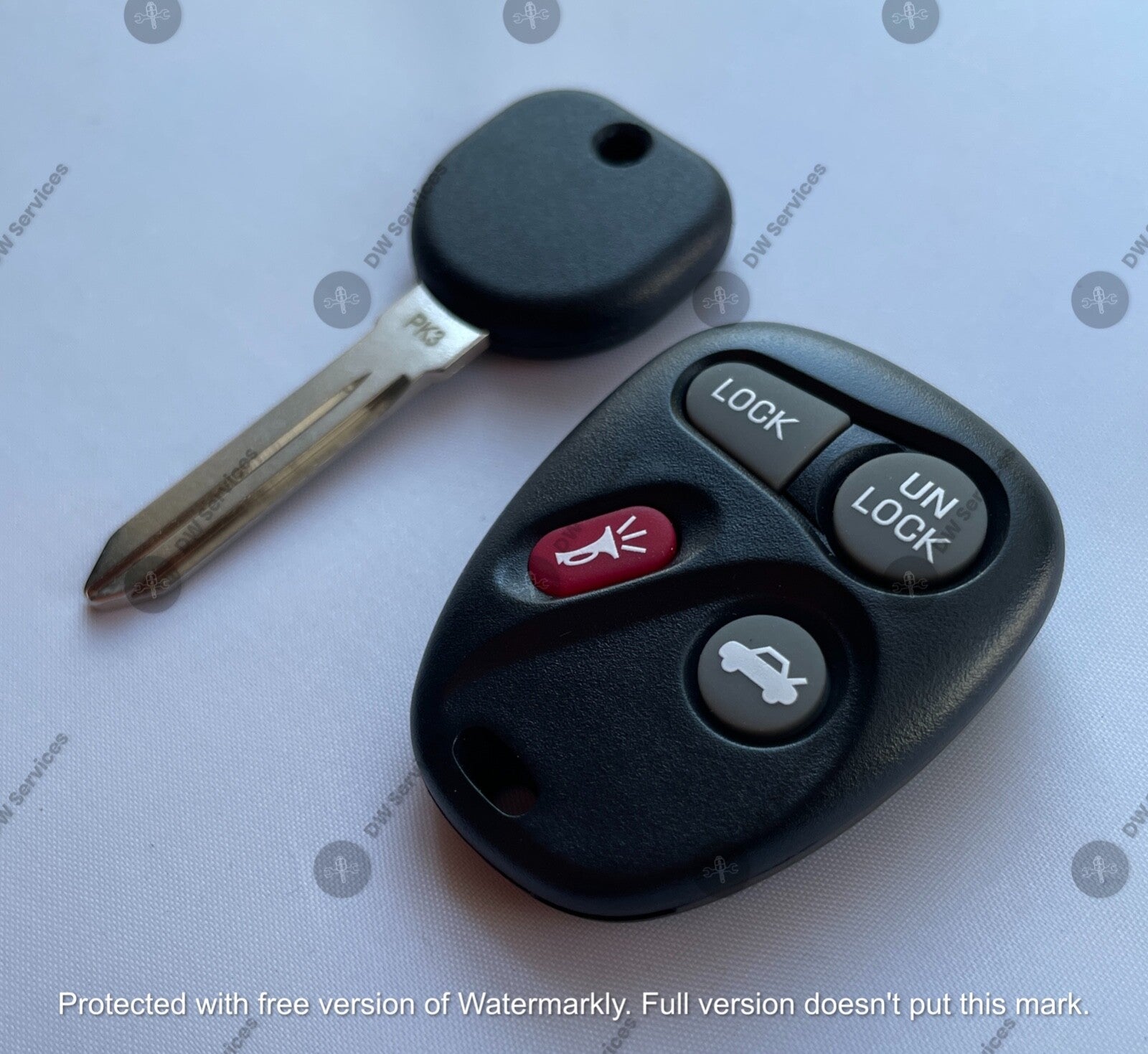 NEW! GM keyless entry remote FOB KOBLEAR1XT & Transponder KEY ID13 Cadilla Buick