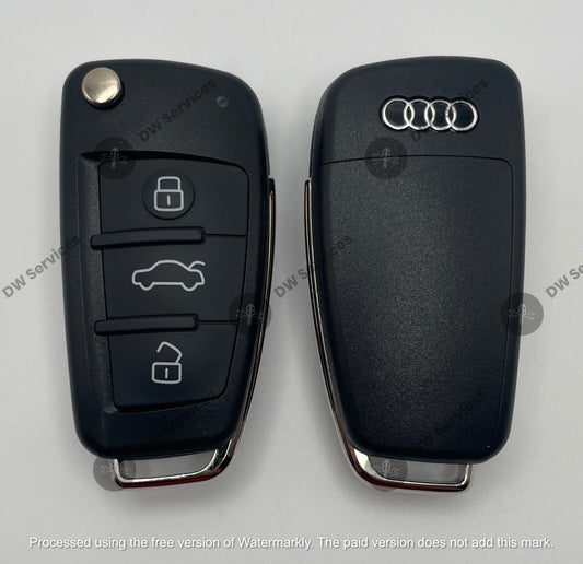 NEW! Audi keyless entry remote flip key fob IYZ 3314 / 4F0837220 N AG / 8E Chip