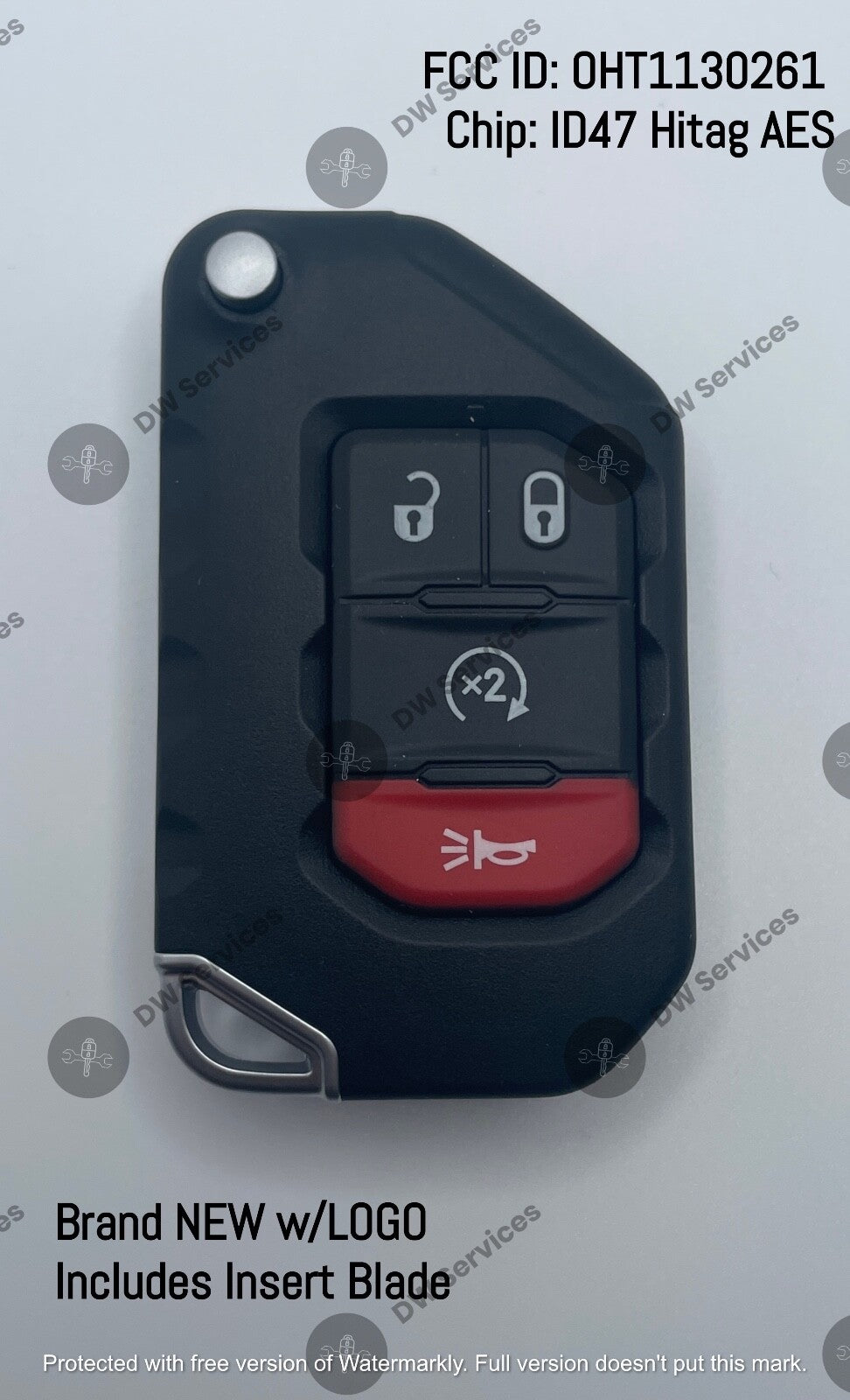NEW! Jeep WRANGLER / GLADIATOR SMART Proximity Remote flip key Fob OHT1130261