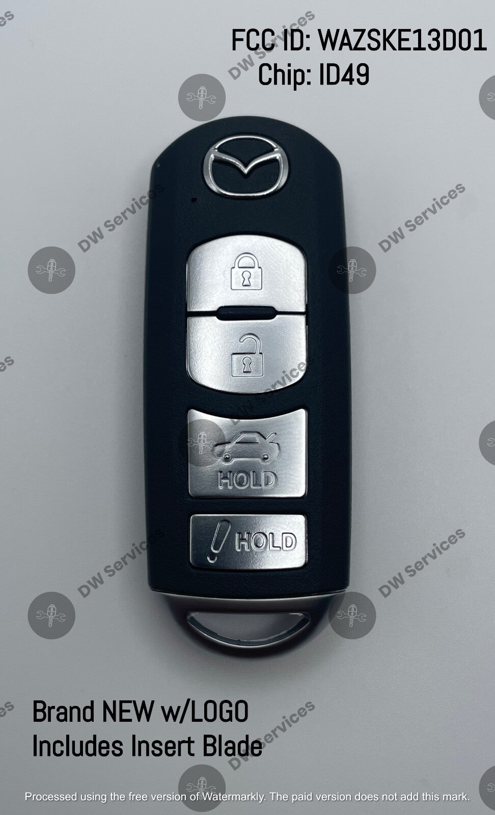 NEW! GENUINE OEM Mazda 6 / 3 / MX-5 remote SMART key Fob WAZSKE13D01 GJY9-67-5DY
