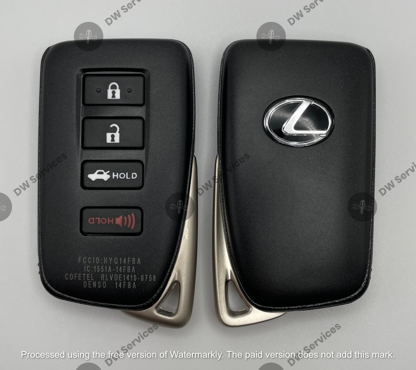NEW! Lexus RC F  14-20 PROXIMITY remote SMART key FOB HYQ14FBA "AG Board" # 2110