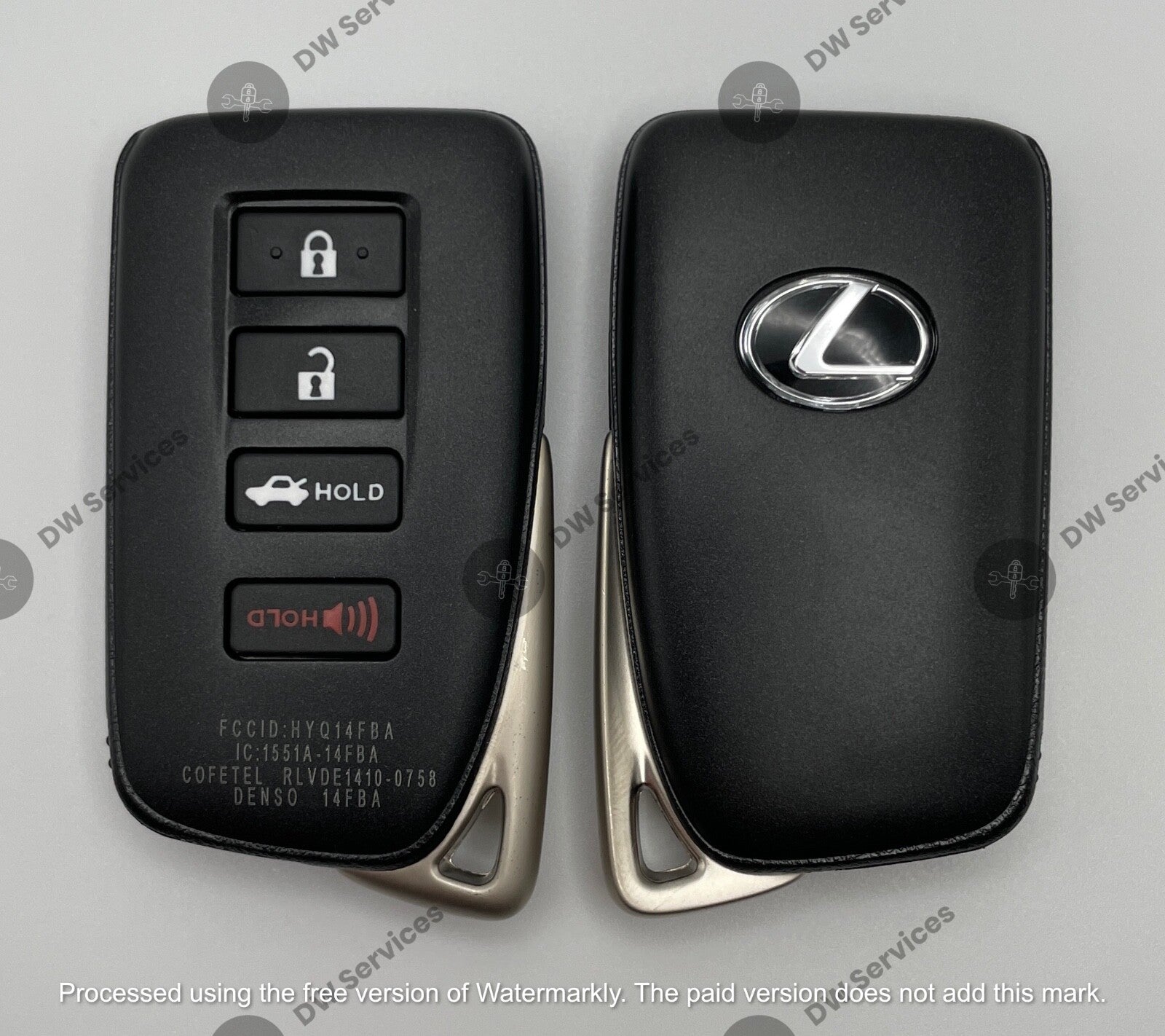 NEW! Lexus RC F  14-20 PROXIMITY remote SMART key FOB HYQ14FBA "AG Board" # 2110