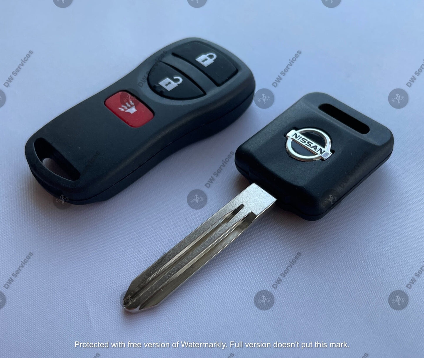 NEW! Nissan keyless entry remote FOB KBRASTU15  & Transponder Chip KEY ID46 3btn