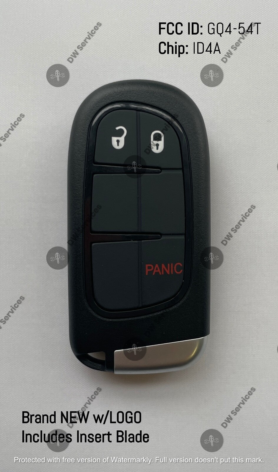 NEW! Jeep Cherokee 3-button SMART key PROX Remote Fob GQ4-54T Key Fob
