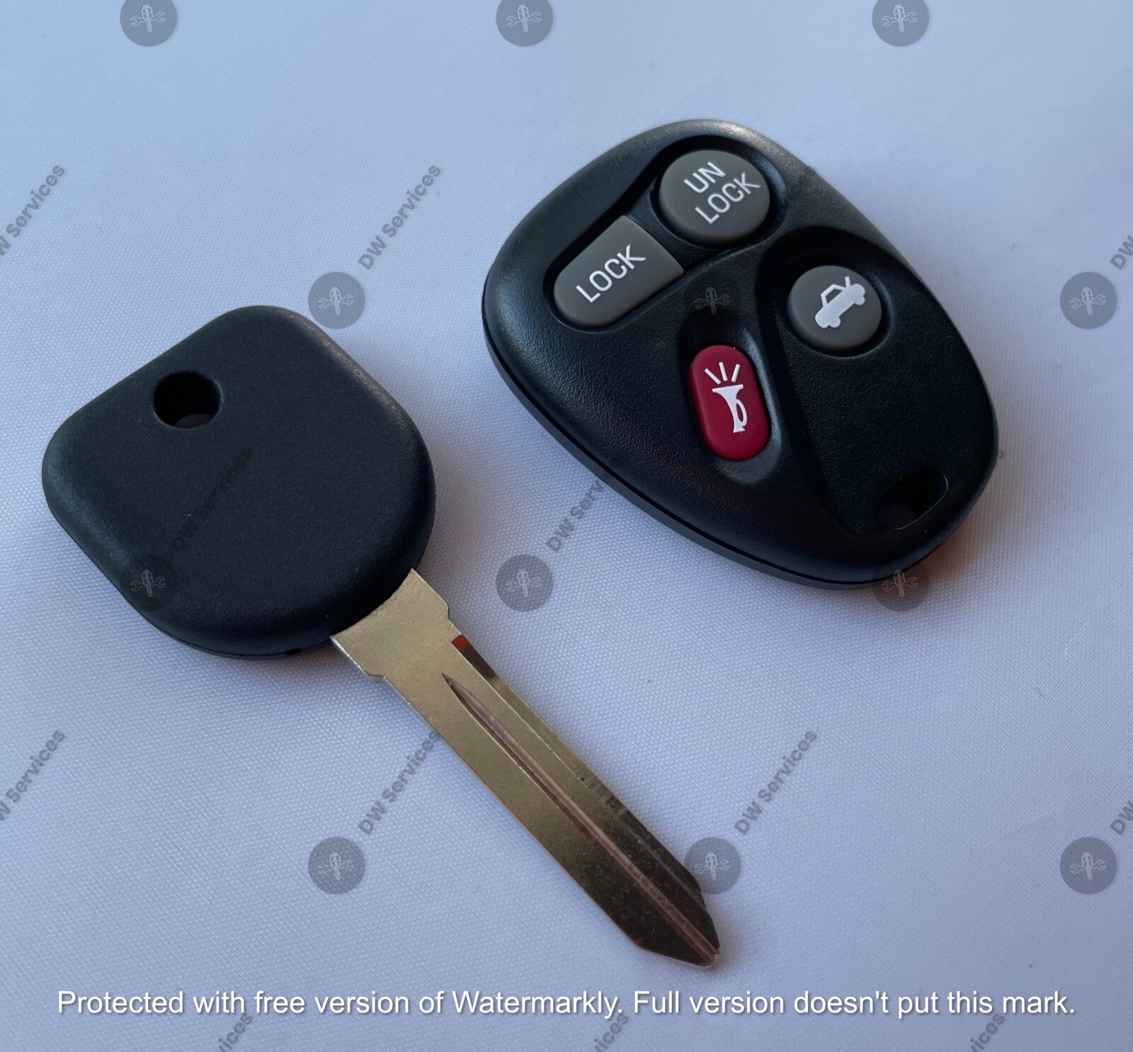 NEW! GM keyless entry remote FOB KOBLEAR1XT & NON Transponder KEY GMC Chevy OLDS