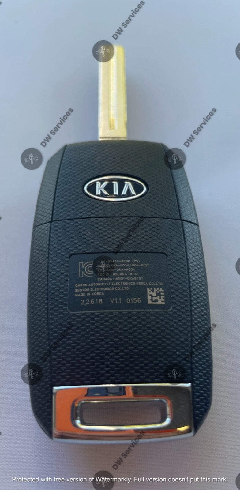 NEW! GENUINE KIA Soul 14-19 Flip key remote fob OSLOKA-875T (PSD1) 95430-B2101
