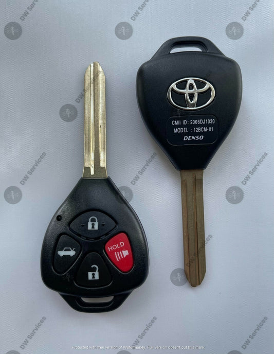 NEW! Toyota 4 button remote head key fob HYQ12BBY, HYQ12BDC - G CHIP Corolla
