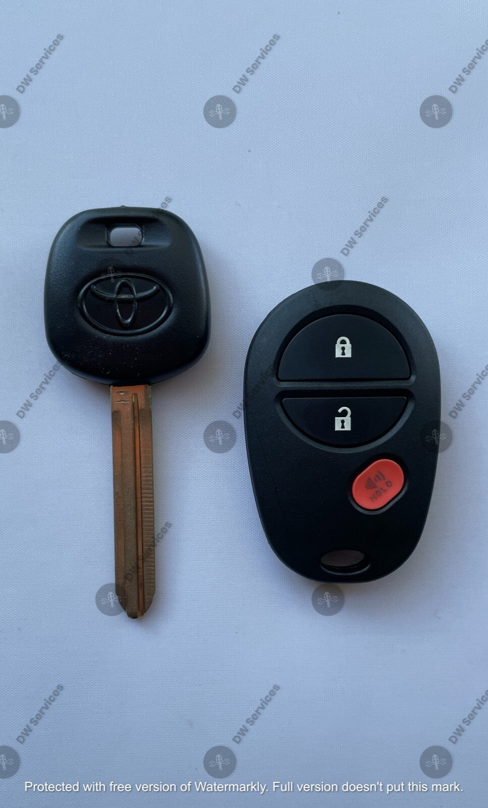 NEW! Toyota keyless entry remote FOB GQ43VT20T & Transponder KEY 'H' Chip
