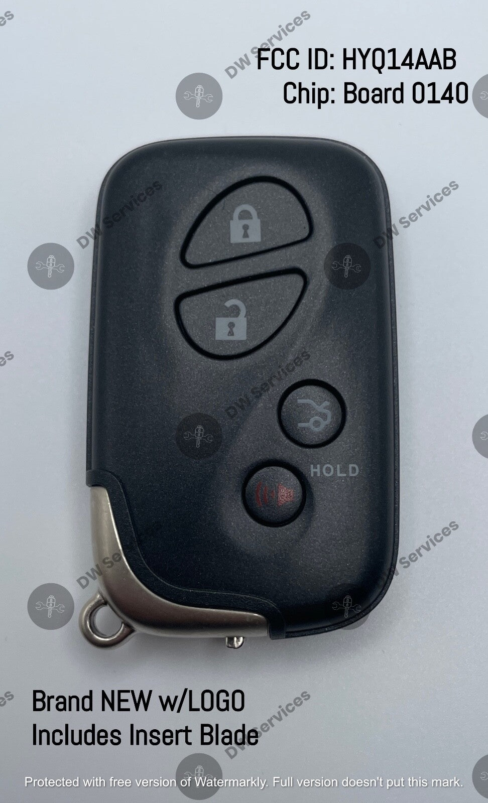 NEW! Lexus 4-button SMART Proximity Remote key FOB HYQ14AAB Key Fob BOARD 0140