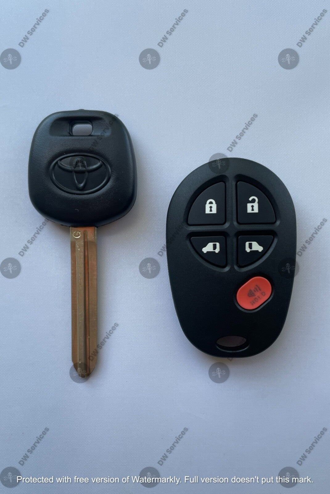 NEW! Toyota SIENNA keyless entry remote FOB GQ43VT20T & Transponder KEY 'G' Chip