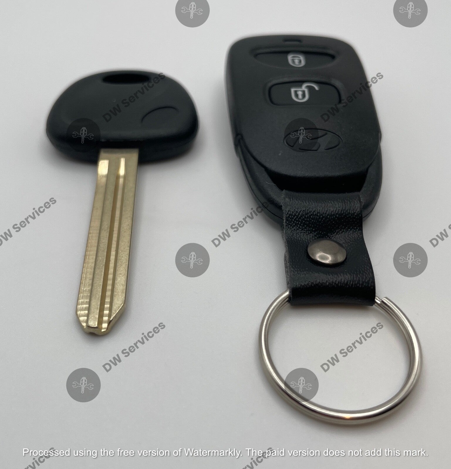 NEW! Hyundai Santa FE keyless entry remote FOB PINHA-T038 & Non-Transponder KEY