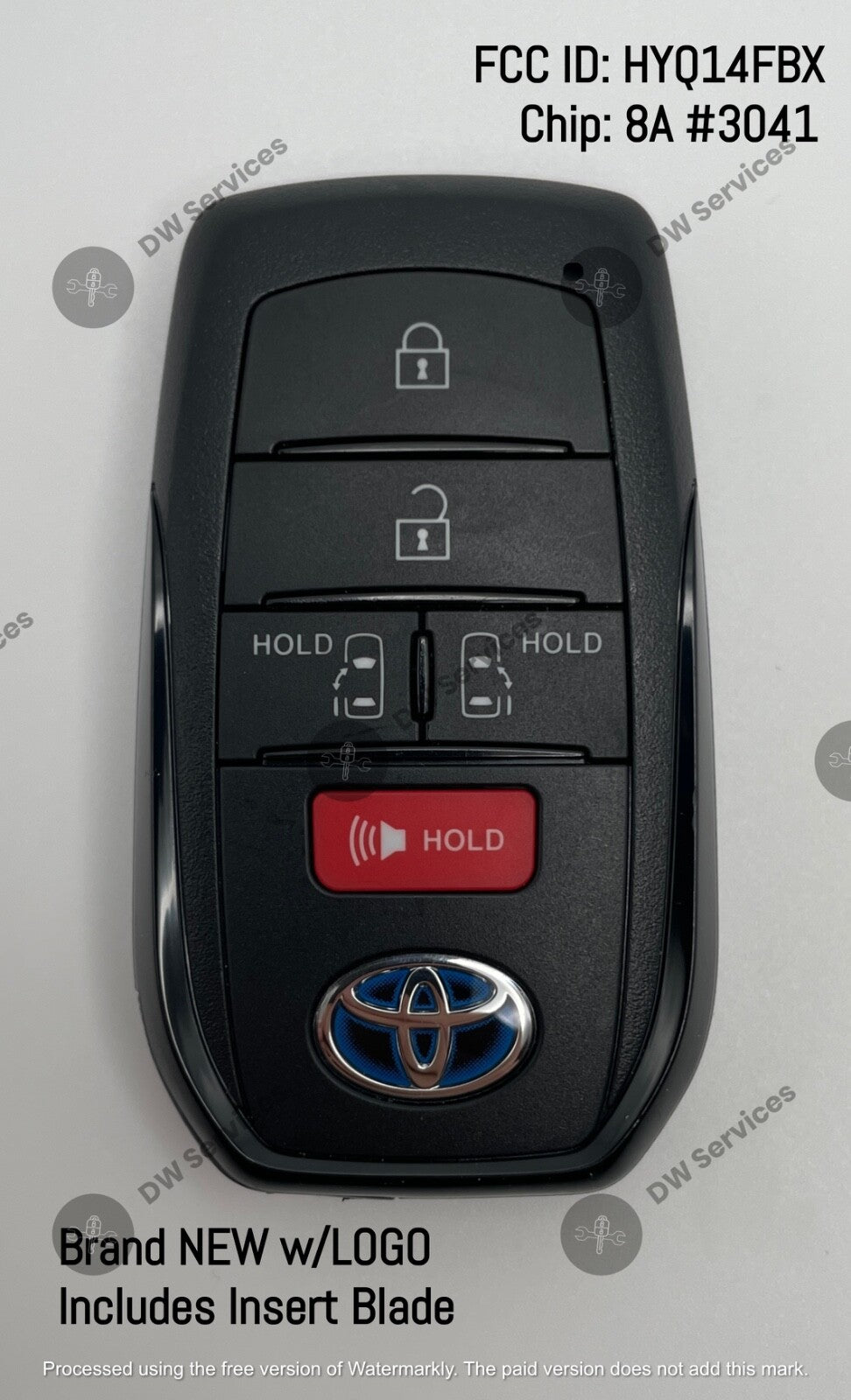 NEW OEM GENUINE Toyota Sienna 2021 -2023 PROXIMITY remote SMART key Fob HYQ14FBX