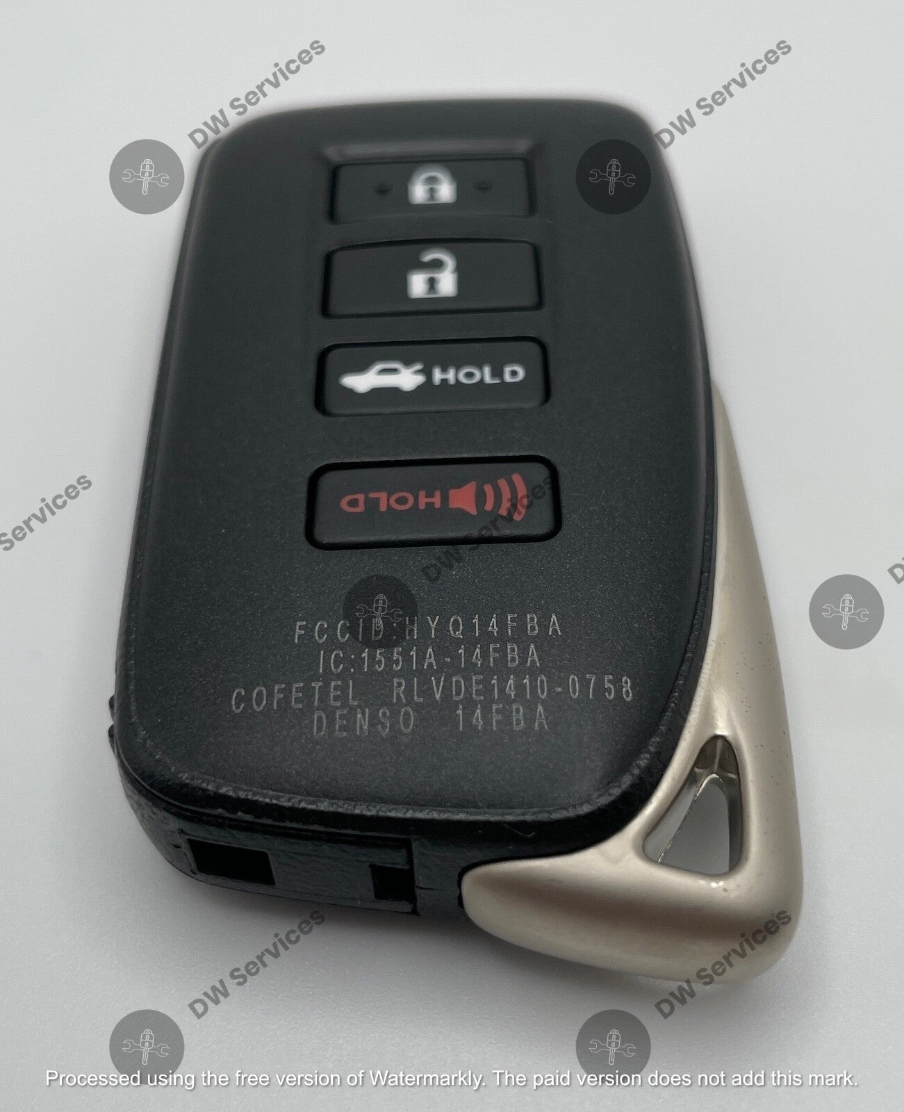 NEW! Lexus RC F  14-20 PROXIMITY remote SMART key FOB HYQ14FBA "AG Board" # 2110