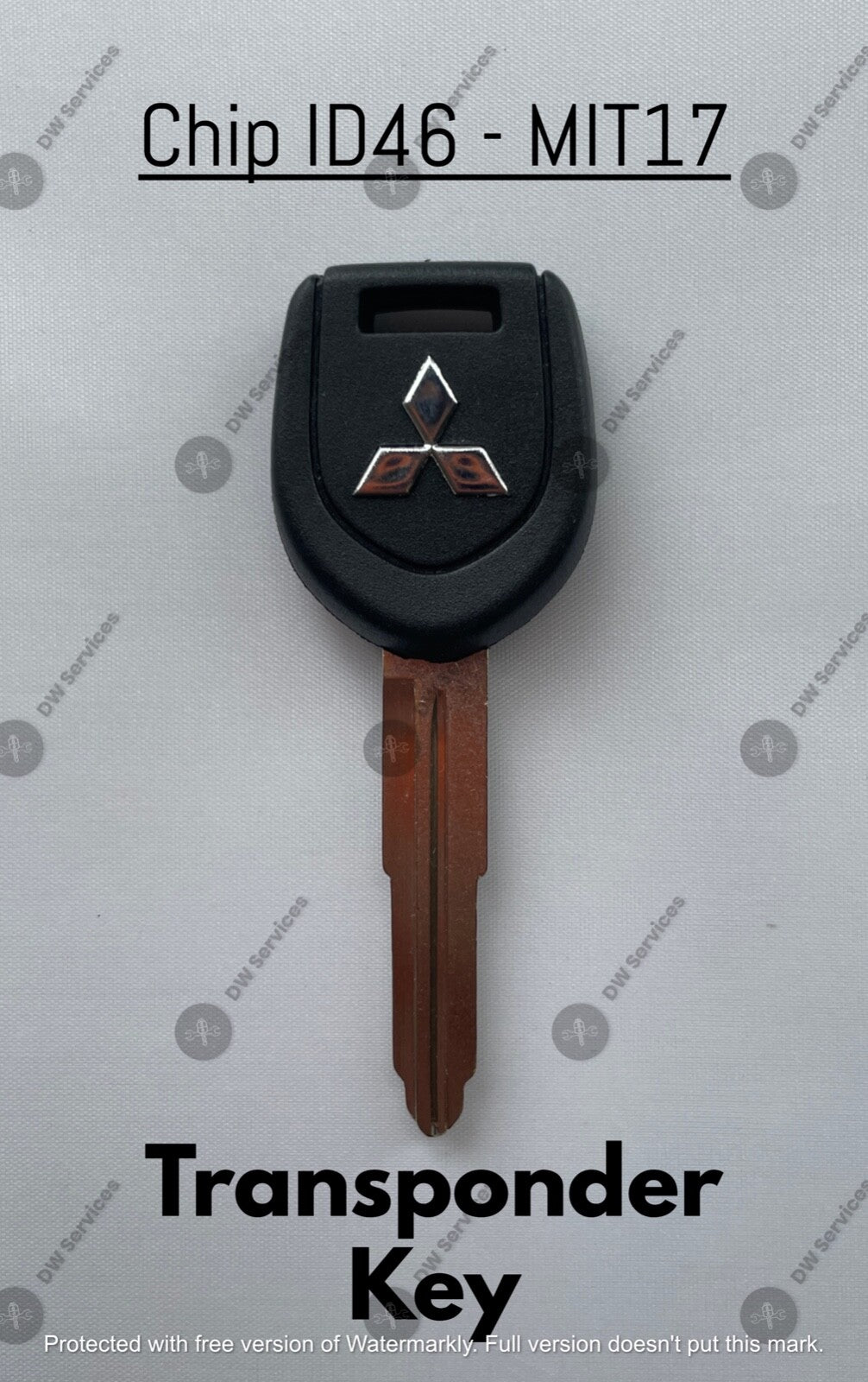 NEW! OEM Mitsubishi Transponder Chip 46 Ignition Car Key Replacement MIT17