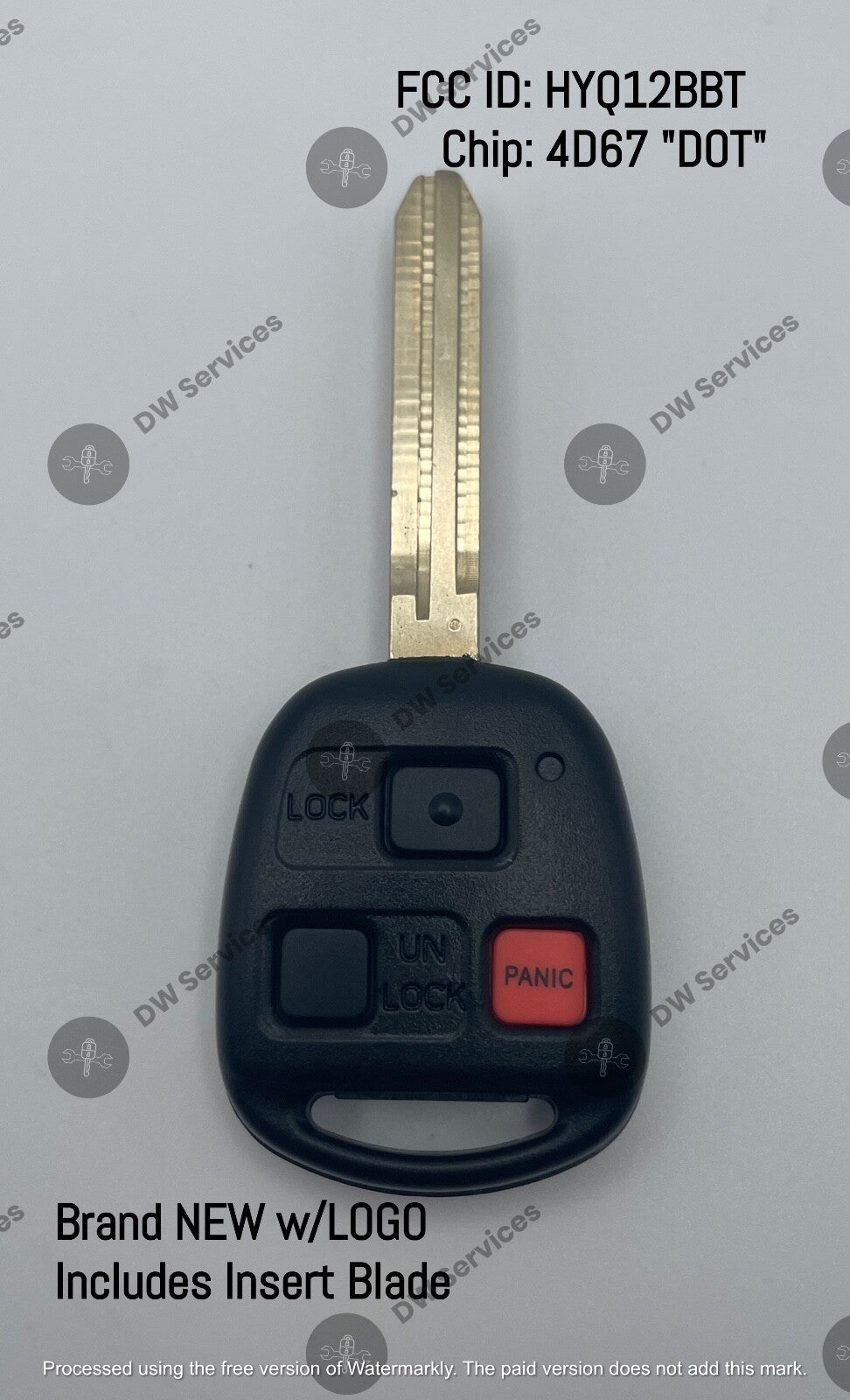 NEW! Toyota FJ Cruiser / Landcruiser Keyless entry remote key fob HYQ12BBT "DOT"