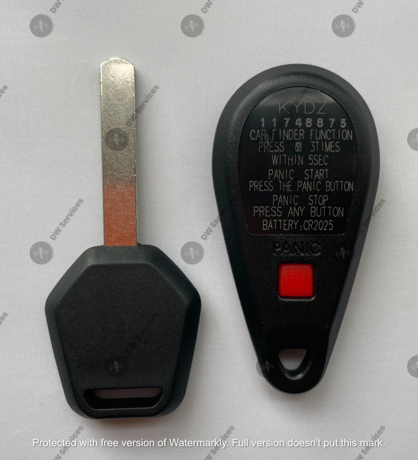 NEW! Subaru keyless entry remote FOB CWTWB1U819 &Transponder Chip 4D60 KEY