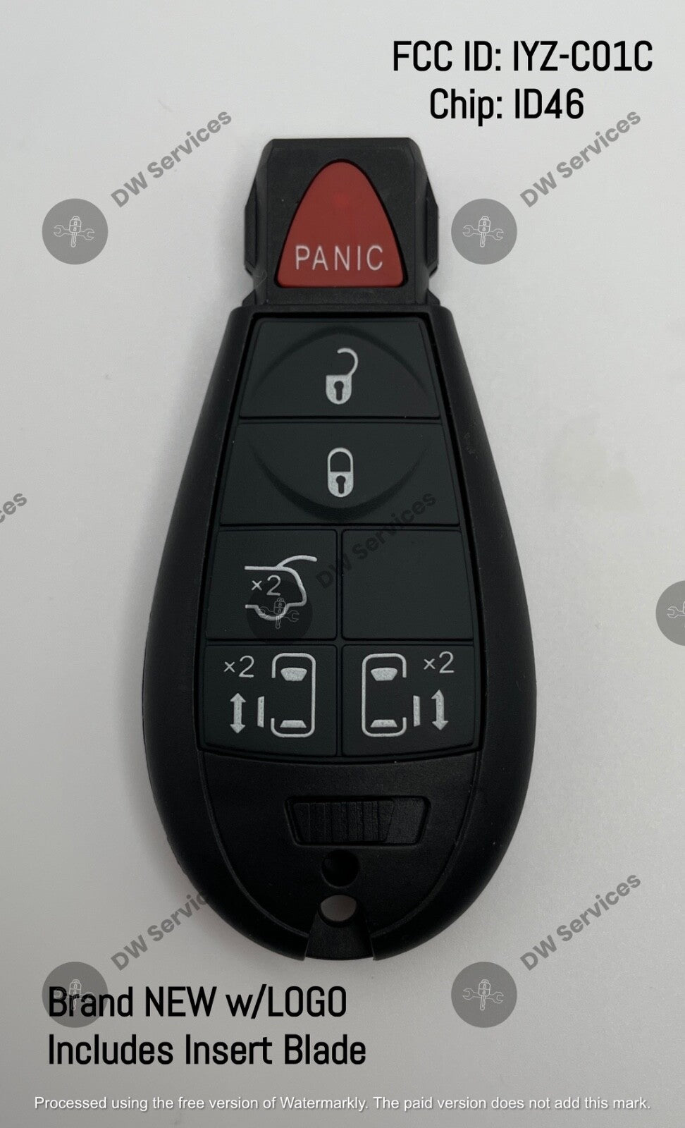NEW! OEM Genuine Volkswagen ROUTAN smart PROXIMITY remote key fob FOBIK IYZ-C01C