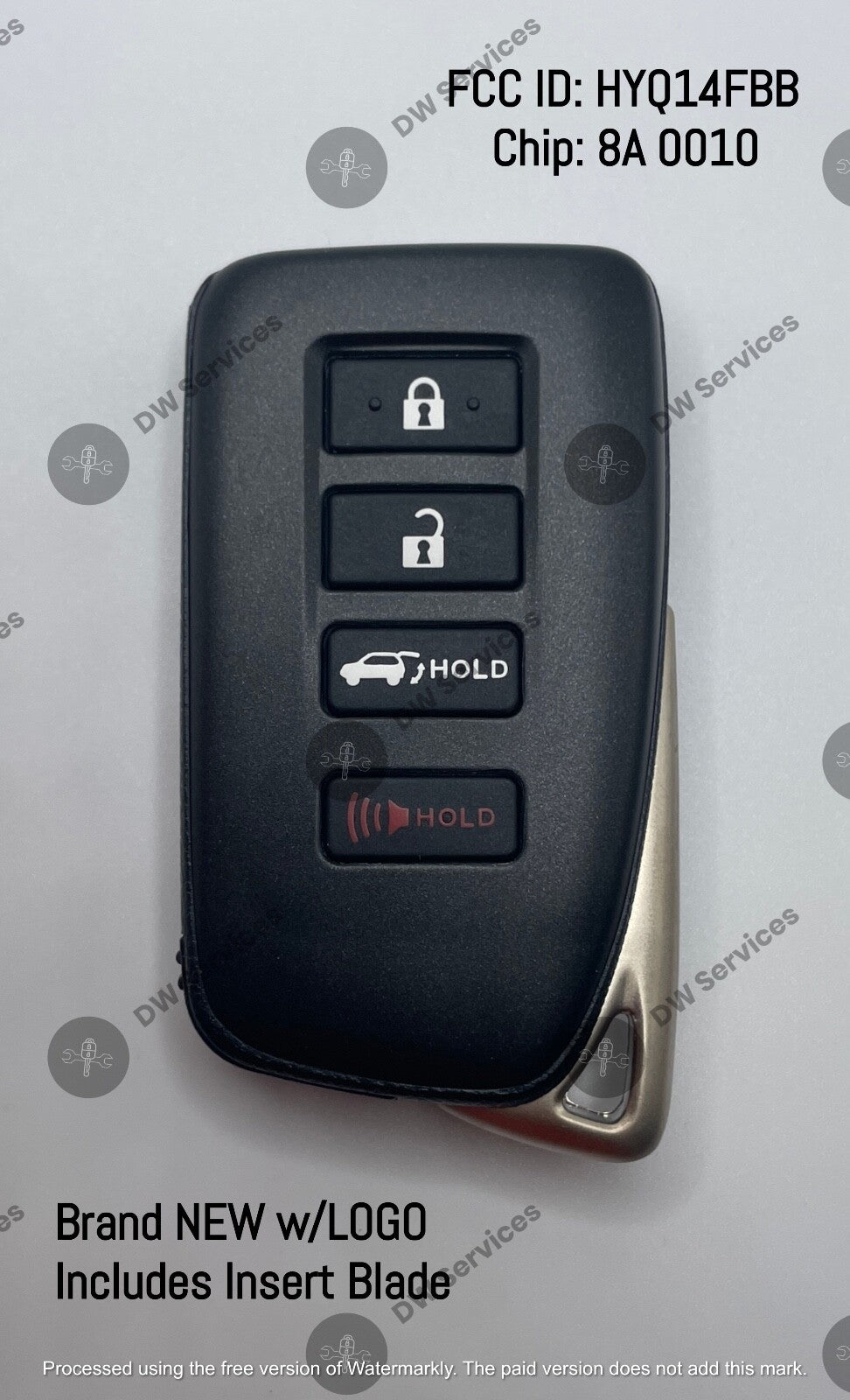 NEW! Lexus RX350 / RX450 PROXIMITY remote SMART key FOB HYQ14FBB "G" Board 0010