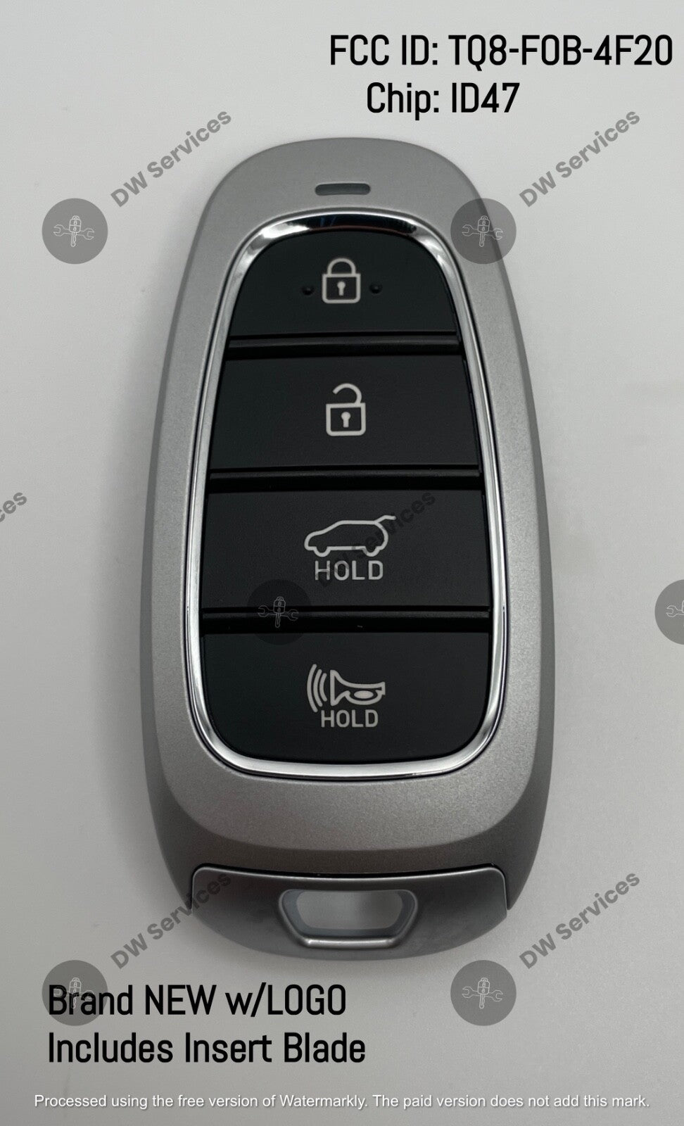 NEW OEM Hyundai NEXO 19 - 23 Smart Proxy remote key Fob TQ8-FOB-4F20 95440-M5300